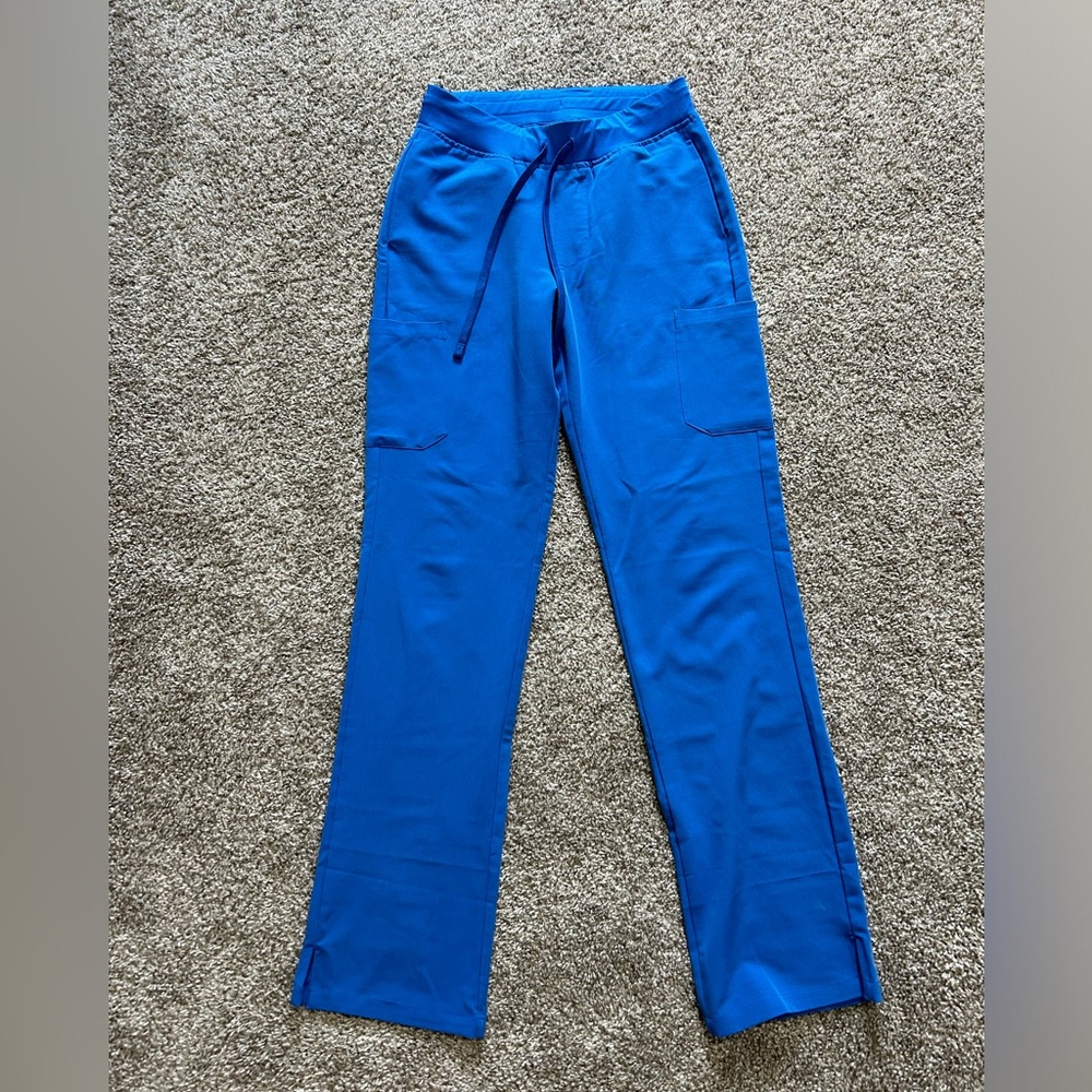 Women’s Mandala Blue Scrub Pants XS Tall